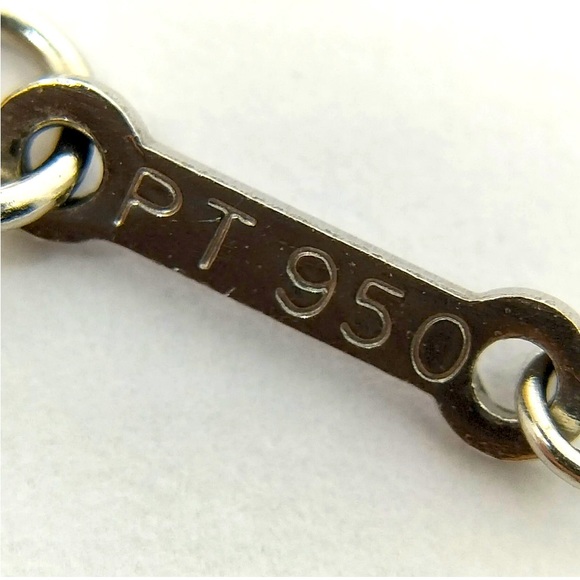 Tiffany and Co. Necklace  9P Diamond Open Heart Peretti Platinum - Picture 8 of 9